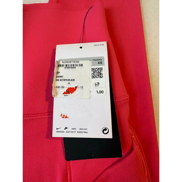 NEW Nike Universa High Rise 7/8 Leggings Sz XS Pink *with flaws - Picture 4 of 12